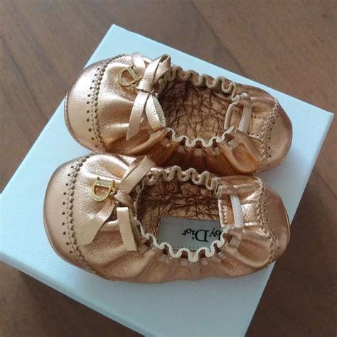 gold baby dior booties|real real baby dior.